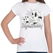 PRINTFASHION Sugar Daddy - Női póló - Fehér női póló