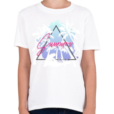 PRINTFASHION Summer - Gyerek póló - Fehér gyerek póló
