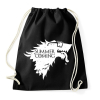PRINTFASHION Summer is Coming white - Sportzsák, Tornazsák - Fekete