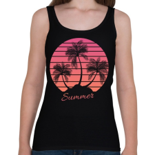 PRINTFASHION summer - Női atléta - Fekete női trikó