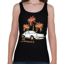 PRINTFASHION Summer - Női atléta - Fekete női trikó