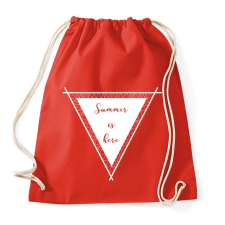 PRINTFASHION Summer. - Sportzsák, Tornazsák - Piros tornazsák