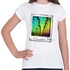 PRINTFASHION Summer Time - Női póló - Fehér női póló