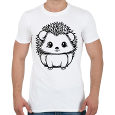 PRINTFASHION Sündisznó  - Férfi póló - Fehér