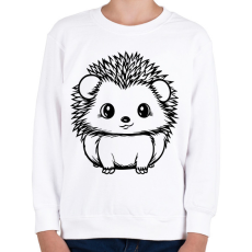 PRINTFASHION Sündisznó  - Gyerek pulóver - Fehér