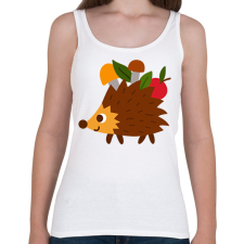 PRINTFASHION Sündisznó  - Női atléta - Fehér női trikó