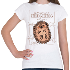 PRINTFASHION Süni anatómia - Női póló - Fehér női póló