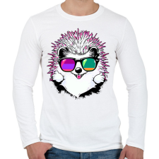 PRINTFASHION Süni - Férfi hosszú ujjú póló - Fehér férfi póló