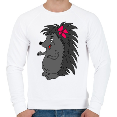 PRINTFASHION Süni - Férfi pulóver - Fehér