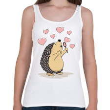 PRINTFASHION Süni  - Női atléta - Fehér női trikó