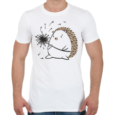 PRINTFASHION Süni pitypanggal - Férfi póló - Fehér férfi póló