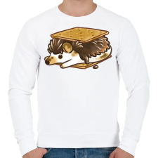 PRINTFASHION Süni süti - Férfi pulóver - Fehér férfi pulóver, kardigán