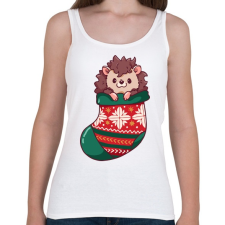 PRINTFASHION Süni zokniban - Női atléta - Fehér női trikó