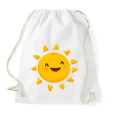 PRINTFASHION sunn - Sportzsák, Tornazsák - Fehér tornazsák