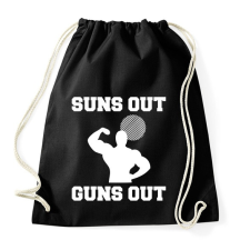 PRINTFASHION Suns Out Guns Out - Sportzsák, Tornazsák - Fekete tornazsák
