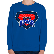 PRINTFASHION SUPER BÚVÁR - Gyerek pulóver - Királykék
