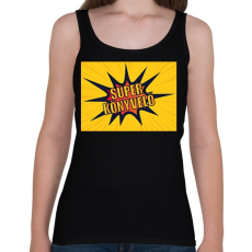 PRINTFASHION Super könyvelő - Női atléta - Fekete