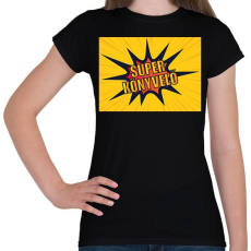 PRINTFASHION Super könyvelő - Női póló - Fekete