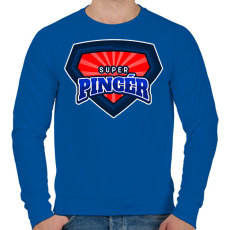 PRINTFASHION SUPER PINCÉR - Férfi pulóver - Királykék