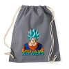 PRINTFASHION Super Saiyan Blue Vegito - Sportzsák, Tornazsák - Grafitszürke