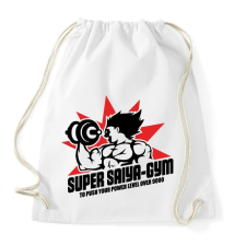 PRINTFASHION Super Saiyan Gym - Sportzsák, Tornazsák - Fehér tornazsák