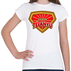 PRINTFASHION SUPER TÉLANYU - Női póló - Fehér