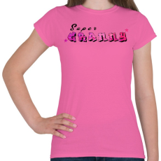 PRINTFASHION supergranny grafitti - Női póló - Rózsaszín