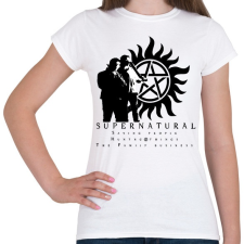 PRINTFASHION supernatural3 - Női póló - Fehér női póló