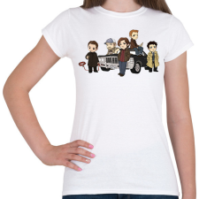 PRINTFASHION Supernatural - Odaát - Női póló - Fehér női póló