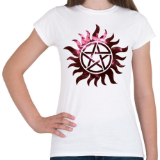 PRINTFASHION Supernatural (Odaát) - Női póló - Fehér