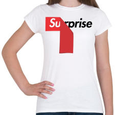 PRINTFASHION Surprise - Női póló - Fehér női póló