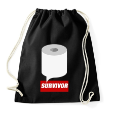 PRINTFASHION Survivor - Sportzsák, Tornazsák - Fekete tornazsák