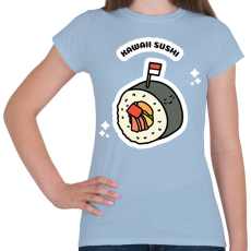 PRINTFASHION sushi1 - Női póló - Világoskék