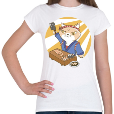 PRINTFASHION Sushi mester - Női póló - Fehér női póló