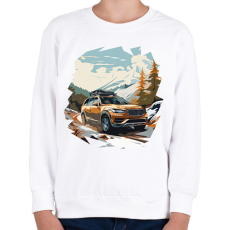PRINTFASHION SUV a hegyekben - Gyerek pulóver - Fehér
