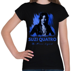 PRINTFASHION suzi quatro - Női póló - Fekete