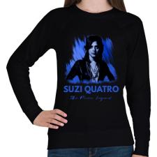 PRINTFASHION suzi quatro - Női pulóver - Fekete női pulóver, kardigán
