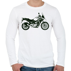 PRINTFASHION suzuki v-strom2 - Férfi hosszú ujjú póló - Fehér