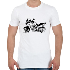 PRINTFASHION suzuki v-strom - Férfi póló - Fehér férfi póló