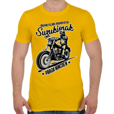 PRINTFASHION Suzukisnak párja nincsen - Férfi póló - Sárga férfi póló