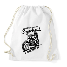PRINTFASHION Suzukisnak párja nincsen - Sportzsák, Tornazsák - Fehér tornazsák