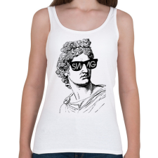 PRINTFASHION Swag 3 - Női atléta - Fehér női trikó