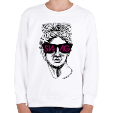 PRINTFASHION Swag 4 - Gyerek pulóver - Fehér