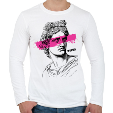 PRINTFASHION Swag 6 - Férfi hosszú ujjú póló - Fehér
