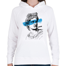 PRINTFASHION Swag 7 - Női kapucnis pulóver - Fehér női pulóver, kardigán