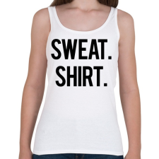 PRINTFASHION Sweat Shirt - Női atléta - Fehér női trikó