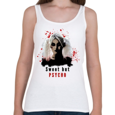 PRINTFASHION Sweet but Psycho - Női atléta - Fehér