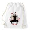 PRINTFASHION Sweet but Psycho - Sportzsák, Tornazsák - Fehér