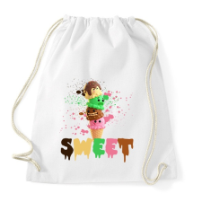 PRINTFASHION SWEET - Sportzsák, Tornazsák - Fehér tornazsák