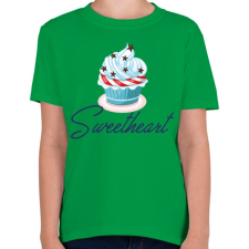 PRINTFASHION Sweetheart - Gyerek póló - Zöld gyerek póló
